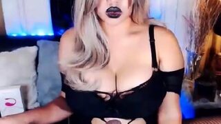 Amateur blond girl with big boobs getting fucked