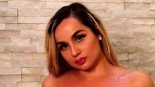 Pulled amateur babe shows her big boobs