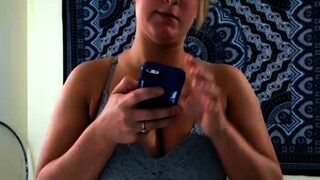 Beautiful teen brunette Jessica Sinn masturbates